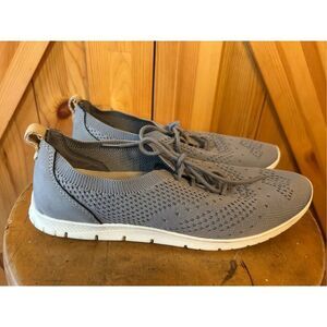Earth Spirit Gelron Women’s Size 9 Oxford Shoes Gray Perforated Lace Up Sneakers